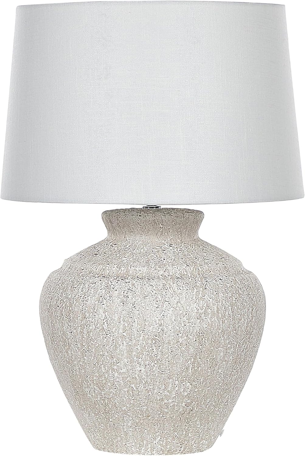 Beliani Lampe de table Traditionnelle Abat-jour Tambour