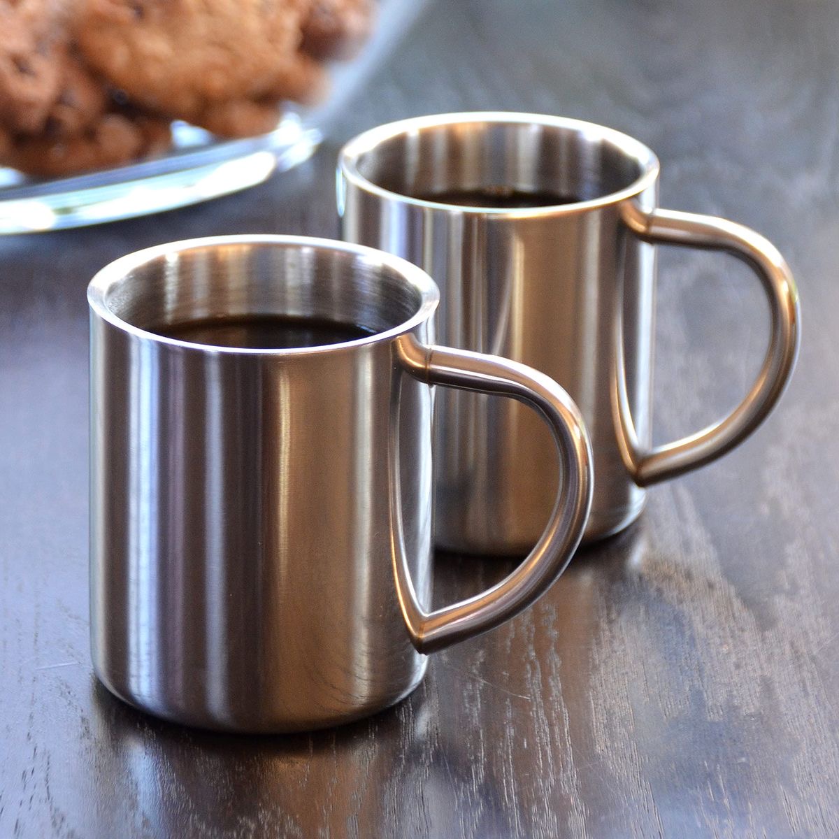 Gobelets isothermes inox lot de 2