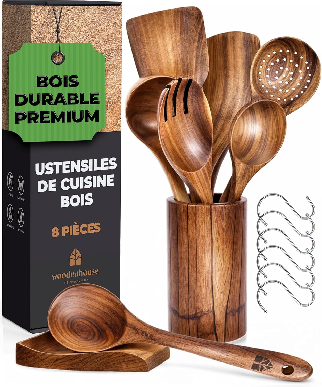 Ustensiles en Bois de Teck