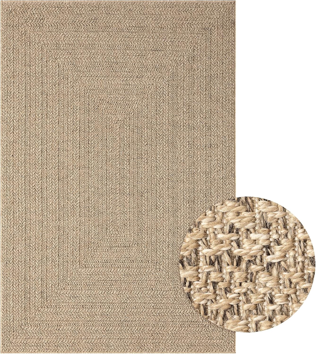 the carpet Kansas Tapis jute